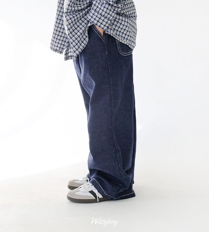 Witty Boy - Korean Children Fashion - #stylishchildhood - White Non-Fade Denim Pants - 6