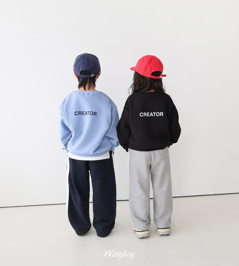 Witty Boy - Korean Children Fashion - #stylishchildhood - Creator Sweatshirt - 11