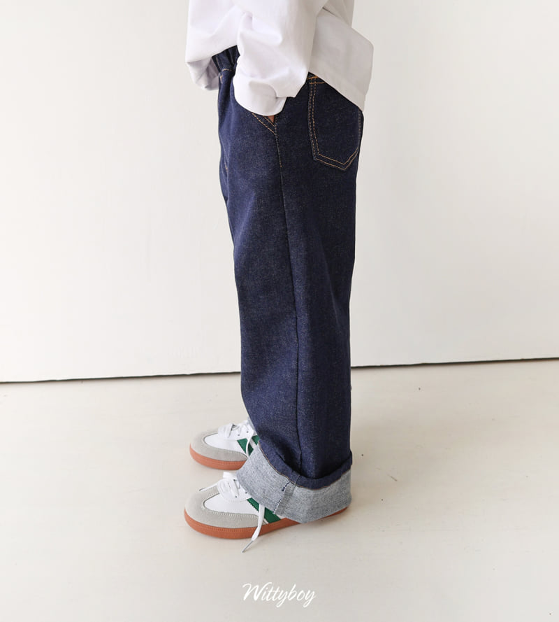 Witty Boy - Korean Children Fashion - #stylishchildhood - Selvage Denim Pants - 10