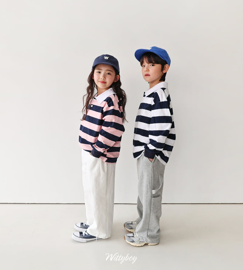 Witty Boy - Korean Children Fashion - #stylishchildhood - School Collar Tee - 6