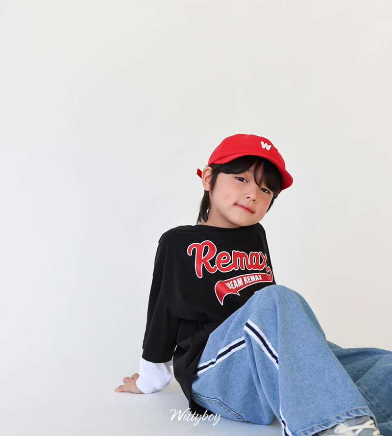 Witty Boy - Korean Children Fashion - #todddlerfashion - Mini Logo Wide Cap - 6