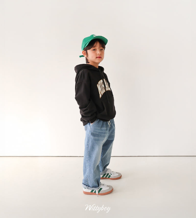 Witty Boy - Korean Children Fashion - #todddlerfashion - Signature Stretch Denim Pants - 5