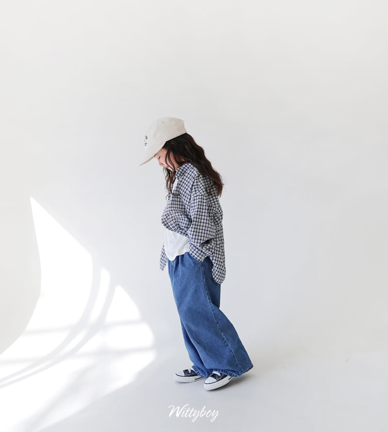 Witty Boy - Korean Children Fashion - #todddlerfashion - Campus Check Shirt - 10