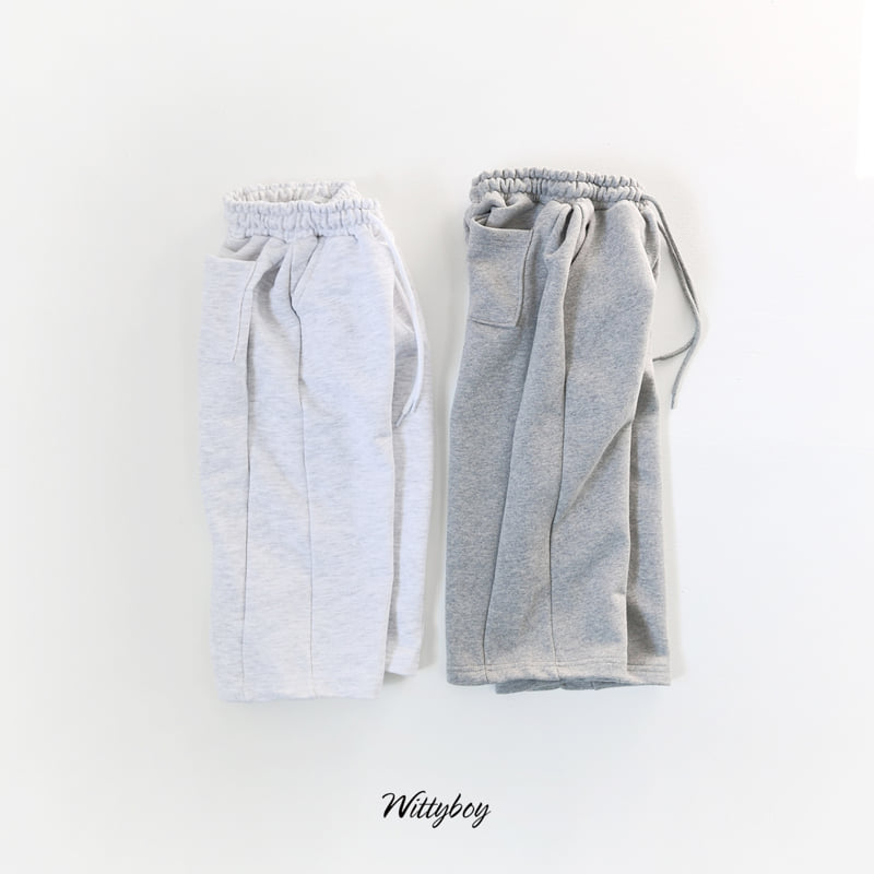 Witty Boy - Korean Children Fashion - #todddlerfashion - Pure Wide Pants - 2
