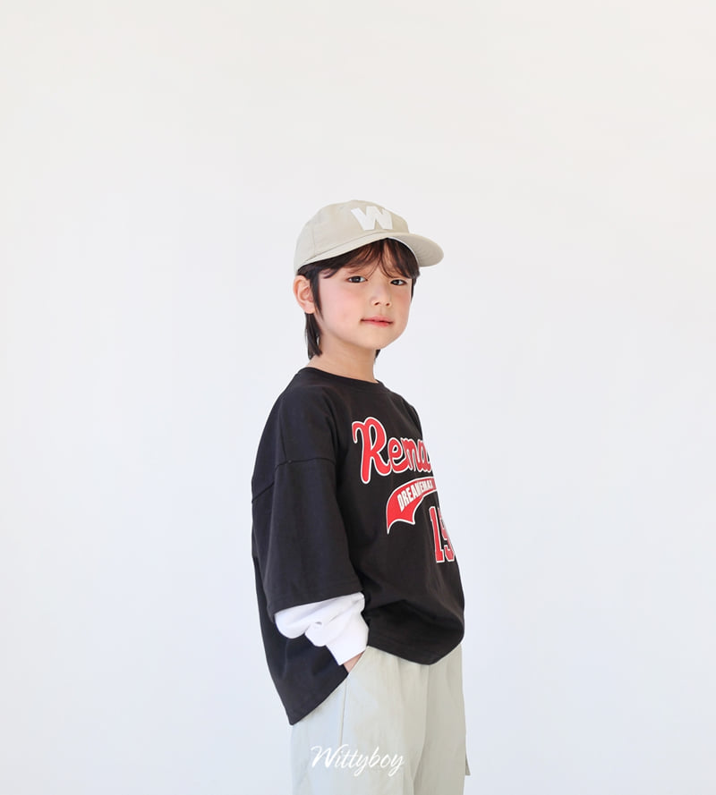 Witty Boy - Korean Children Fashion - #todddlerfashion - Marine Wide Cap - 12