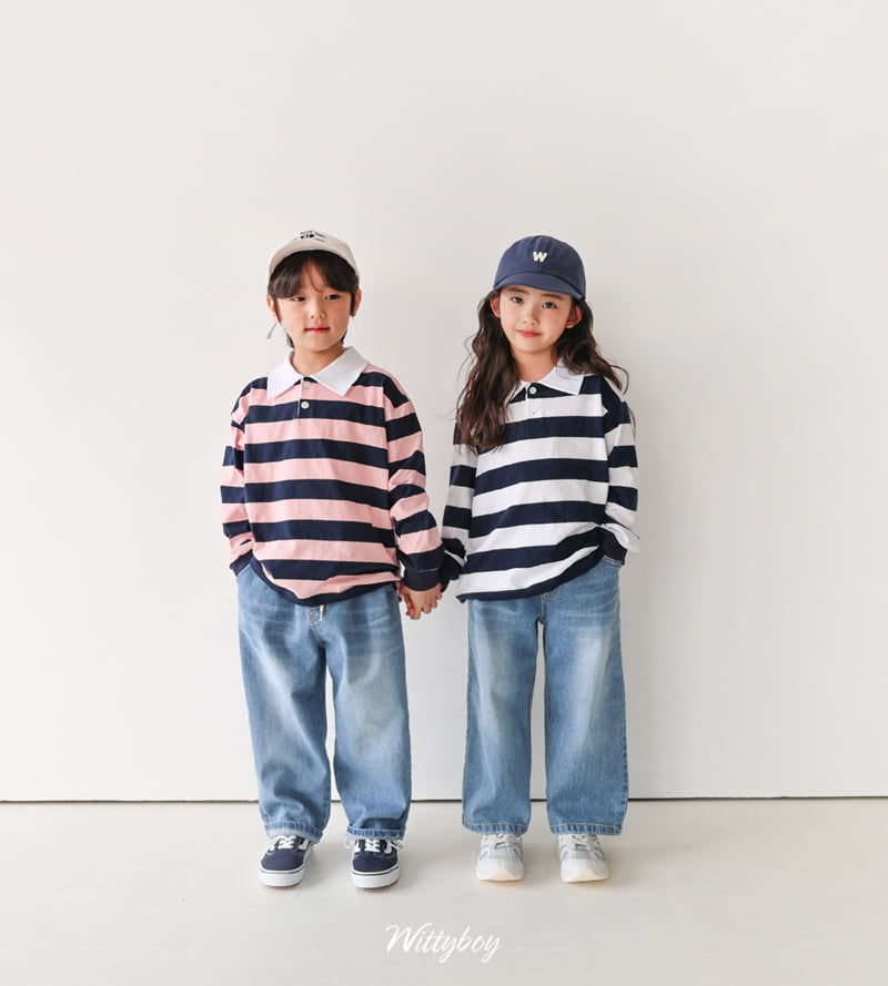Witty Boy - Korean Children Fashion - #toddlerclothing - Signature Stretch Denim Pants - 6
