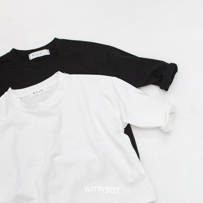 Witty Boy - Korean Children Fashion - #todddlerfashion - Roy Stretch Tee - 4