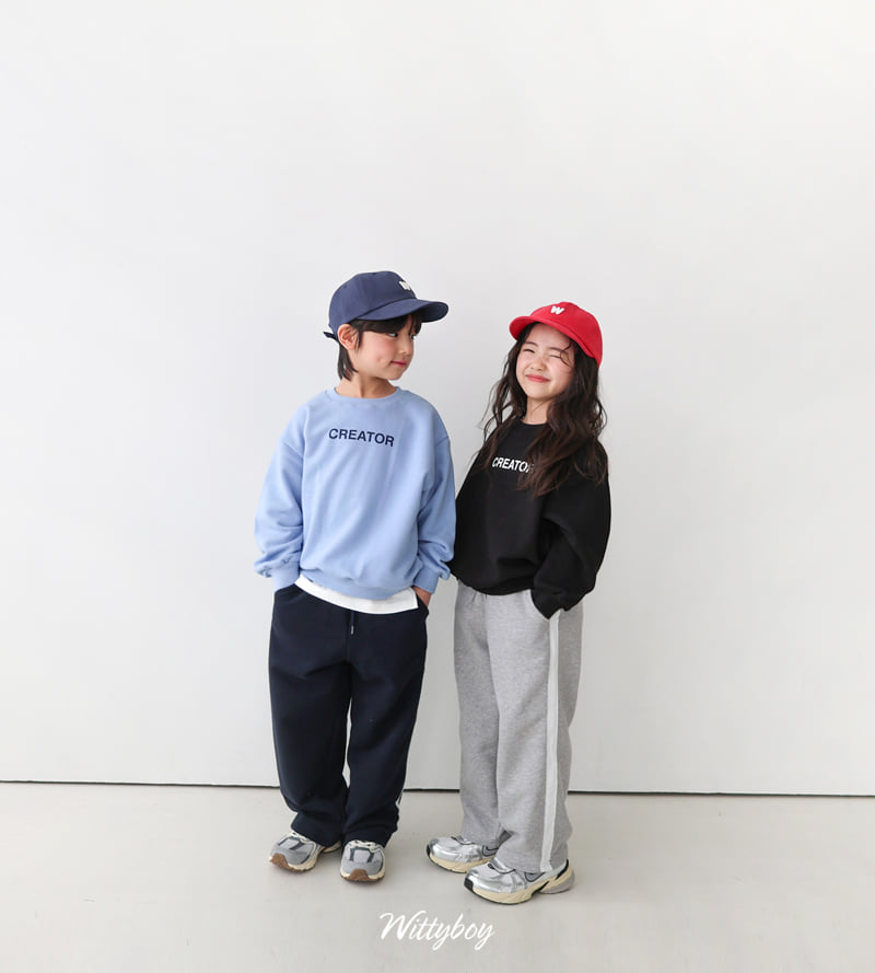 Witty Boy - Korean Children Fashion - #toddlerclothing - Creator Sweatshirt - 10