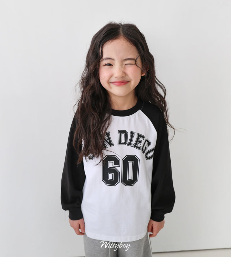 Witty Boy - Korean Children Fashion - #toddlerclothing - San Diego Raglan Tee