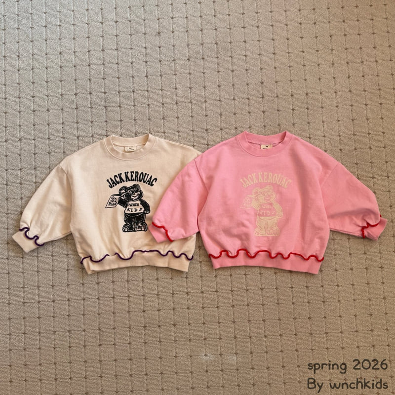 Wnch Kids - Korean Baby Fashion - #babyboutique - Curly Sweatshirt