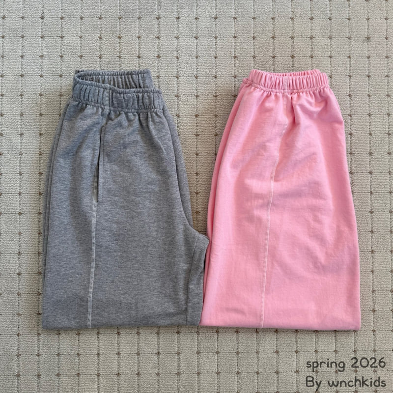 Wnch Kids - Korean Baby Fashion - #babyboutique - Two D Jogger Pants (MOM)
