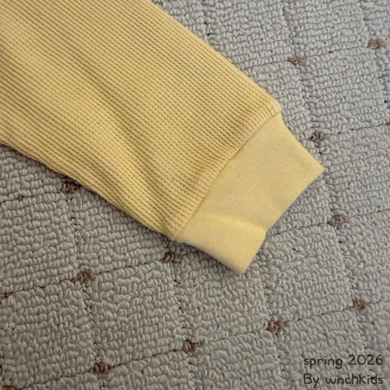 Wnch Kids - Korean Baby Fashion - #babygirlfashion - Waffle Tee - 12