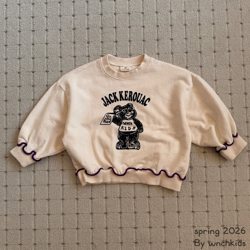 Wnch Kids - Korean Baby Fashion - #babyootd - Curly Sweatshirt - 10