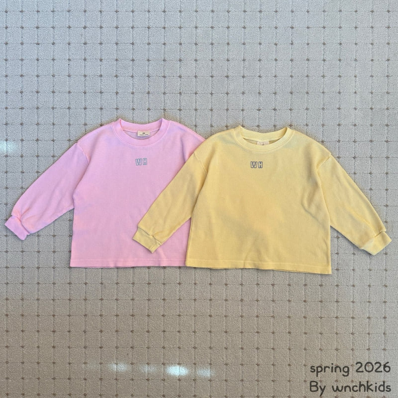 Wnch Kids - Korean Baby Fashion - #babyoutfit - Waffle Tee