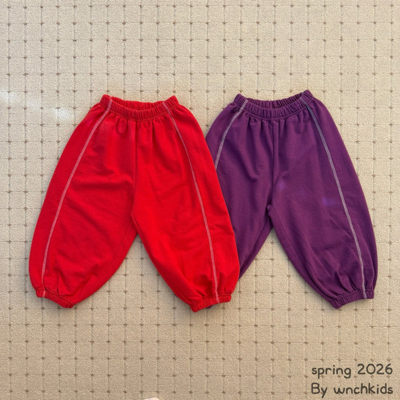 Wnch Kids - Korean Baby Fashion - #onlinebabyboutique - Two D Jogger Pants