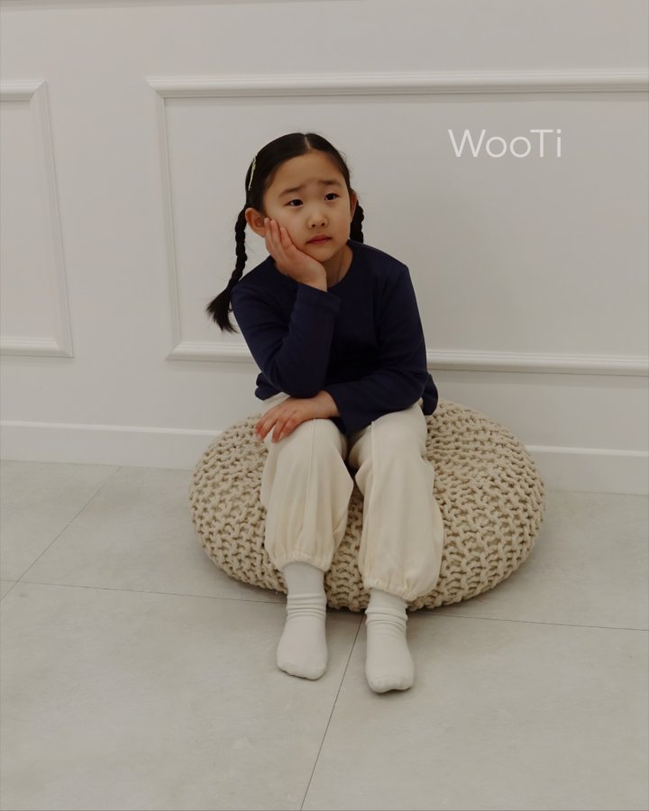 Wooti - Korean Children Fashion - #childofig - Latte Eyelet Tee - 7