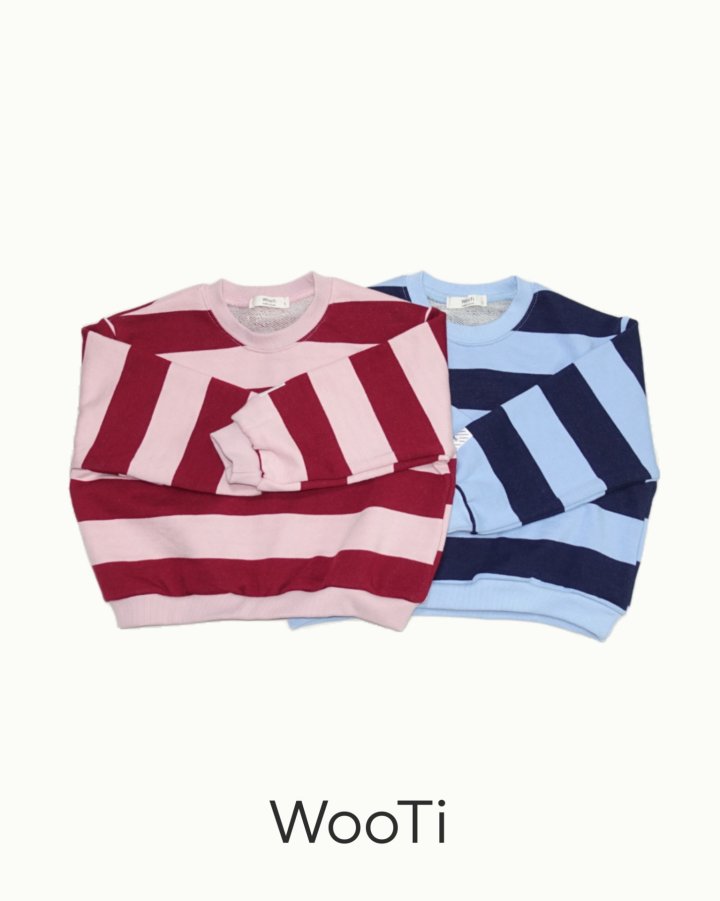Wooti - Korean Children Fashion - #childofig - Mare Stripe Sweatshirt