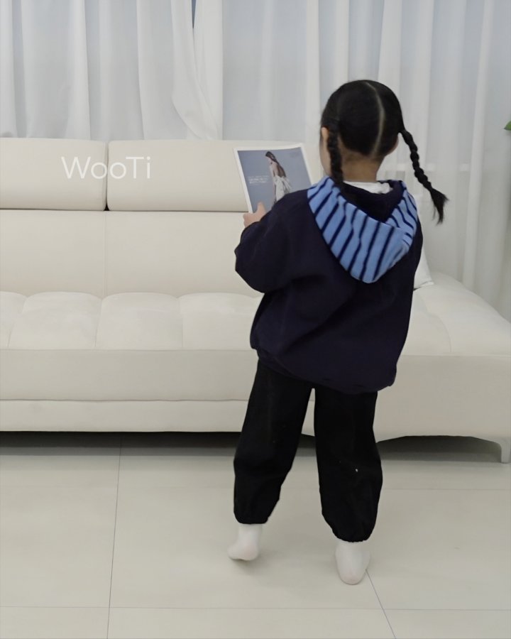 Wooti - Korean Children Fashion - #kidsshorts - Pico Hood Zip-Up - 8