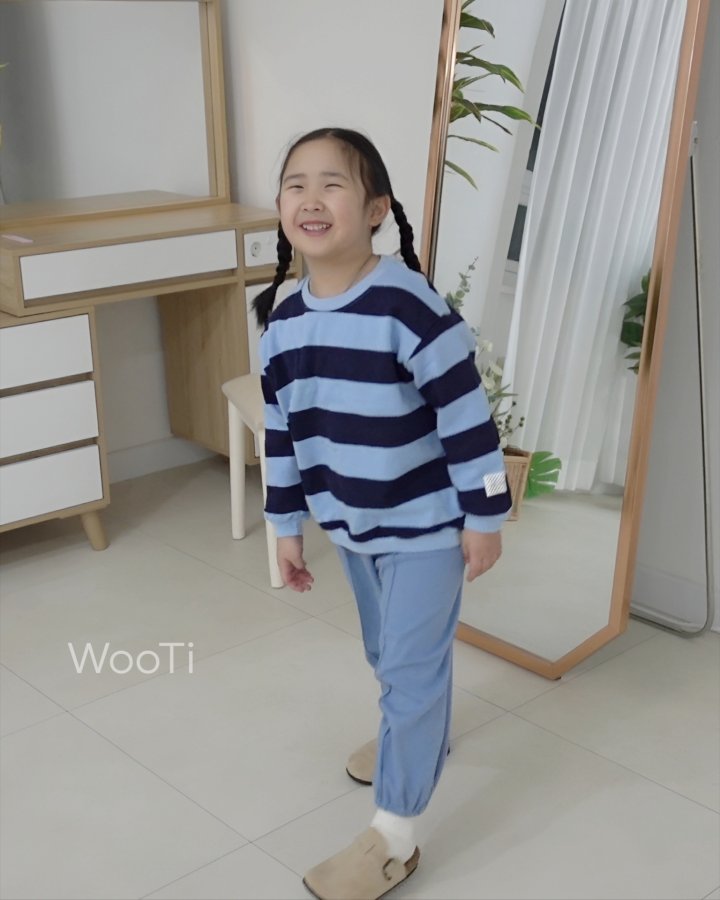 Wooti - Korean Children Fashion - #kidsshorts - Mare Stripe Sweatshirt - 6
