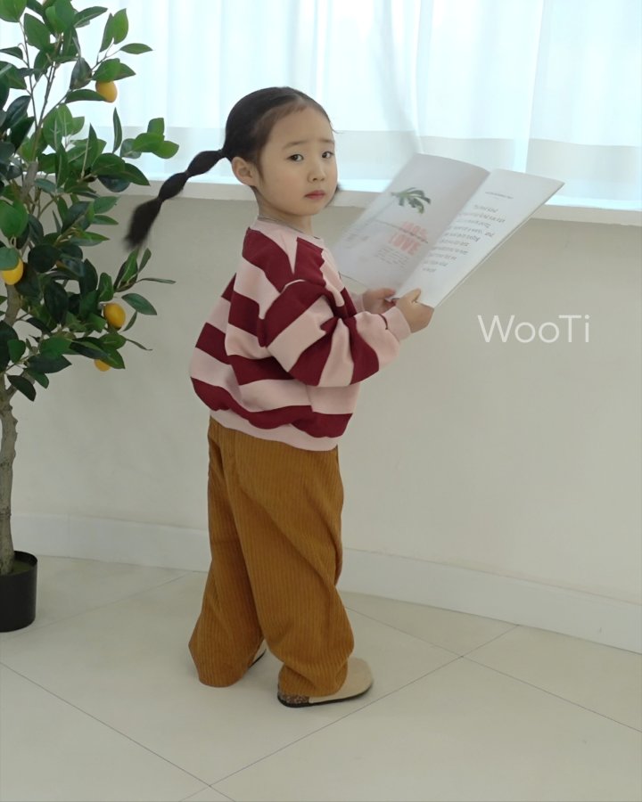 Wooti - Korean Children Fashion - #kidsshorts - Mode Corduroy Pants - 3
