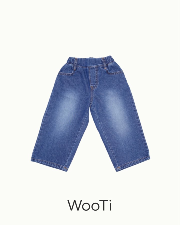 Wooti - Korean Children Fashion - #kidsstore - Move Denim Pants