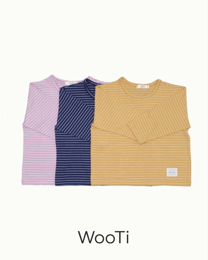 Wooti - Korean Children Fashion - #minifashionista - Rico Stripe Tee