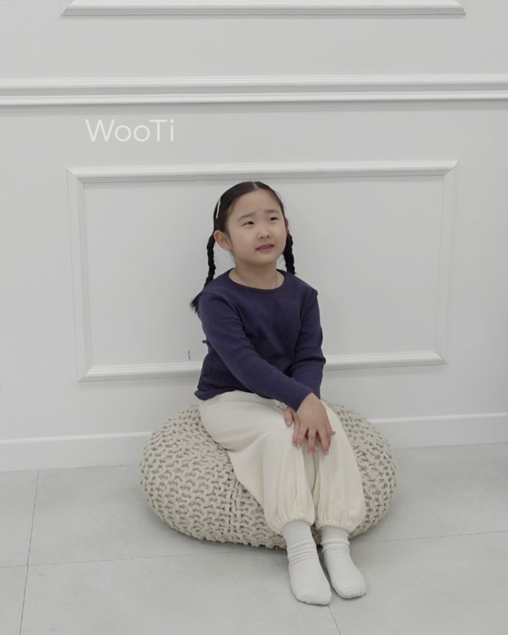 Wooti - Korean Children Fashion - #toddlerclothing - Latte Eyelet Tee - 5