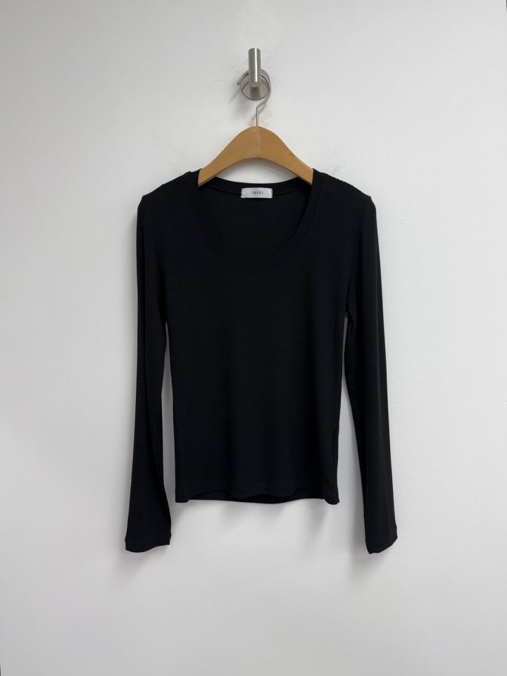 Yikho - Korean Women Fashion - #momslook - Lisa Long Sleeve Tee - 10