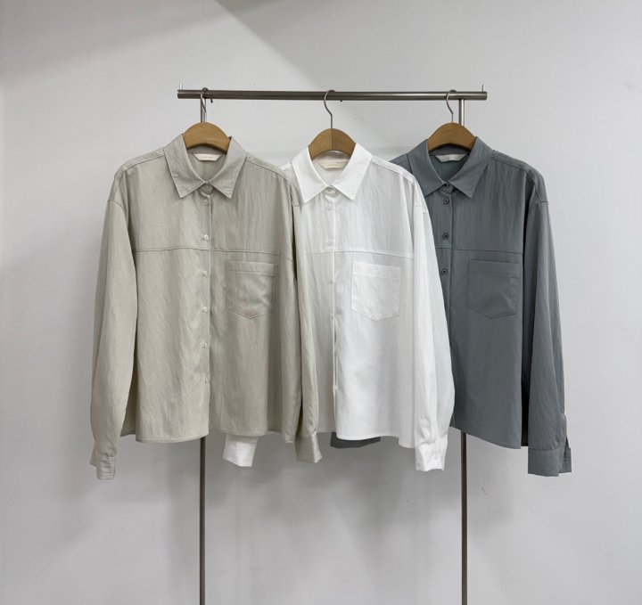 Yikho - Korean Women Fashion - #momslook - Land Shirt