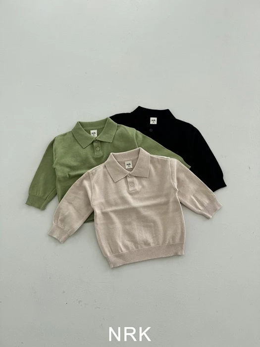 Cotton Collar Knit