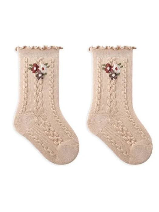 Flower Chain Socks