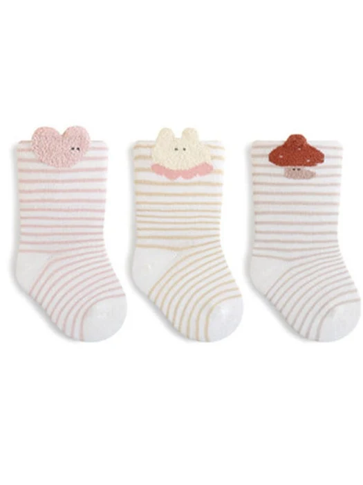 Character Stripe Socks Set