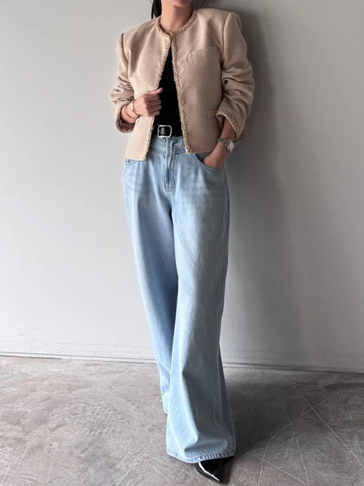 Double Denim Pants Double Denim Pants