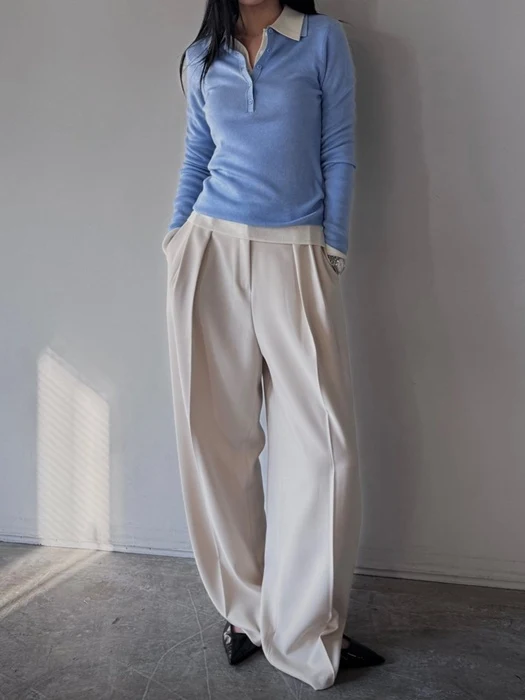 Lumi Belt Pleated Pants Lumi Belt Pleated Pants