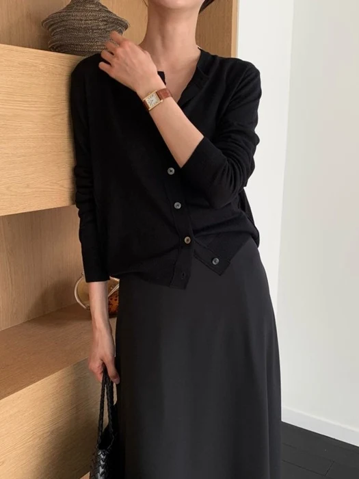 Silk-Wool Round Cardigan Silk-Wool Round Cardigan