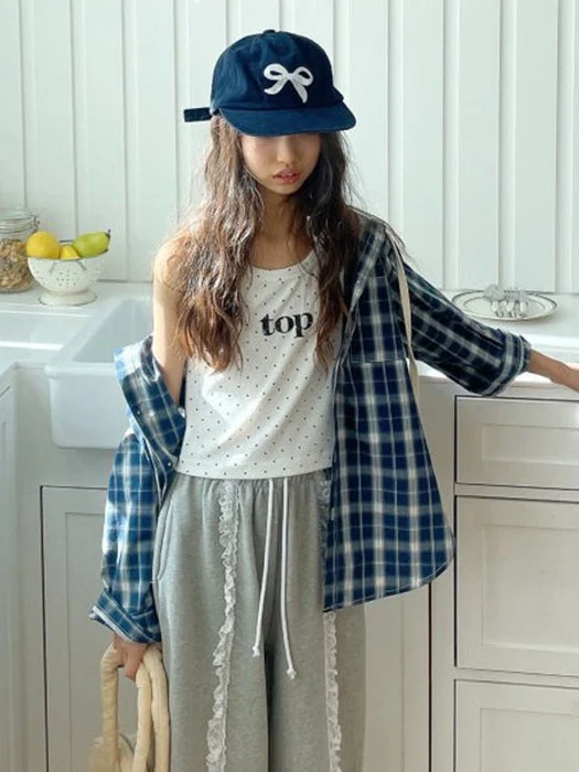 Dot Top Sleeveless Tee Dot Top Sleeveless Tee
