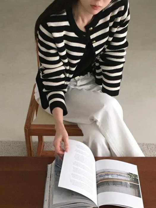 French Stripe Cardigan French Stripe Cardigan