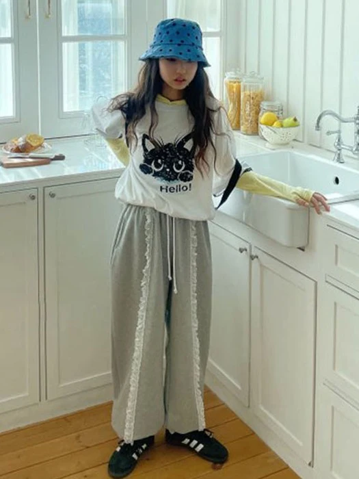 Front Lace Jogger Pants Front Lace Jogger Pants