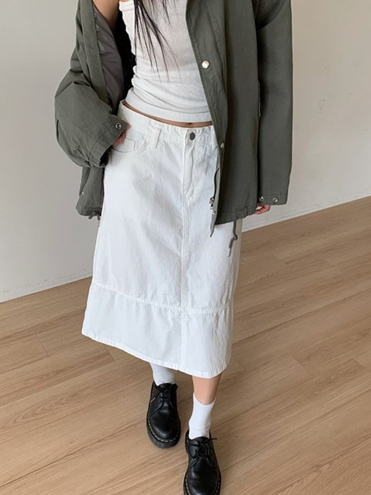 Cotton Washed Skirt Cotton Washed Skirt