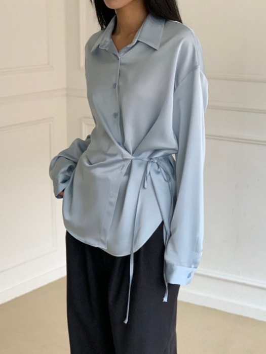 Silhouette Wrap Blouse