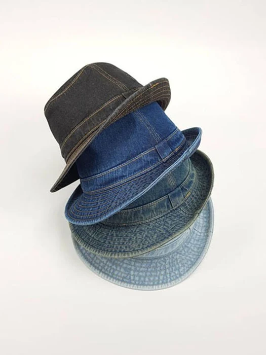 Denim Trilby Fedora Denim Trilby Fedora