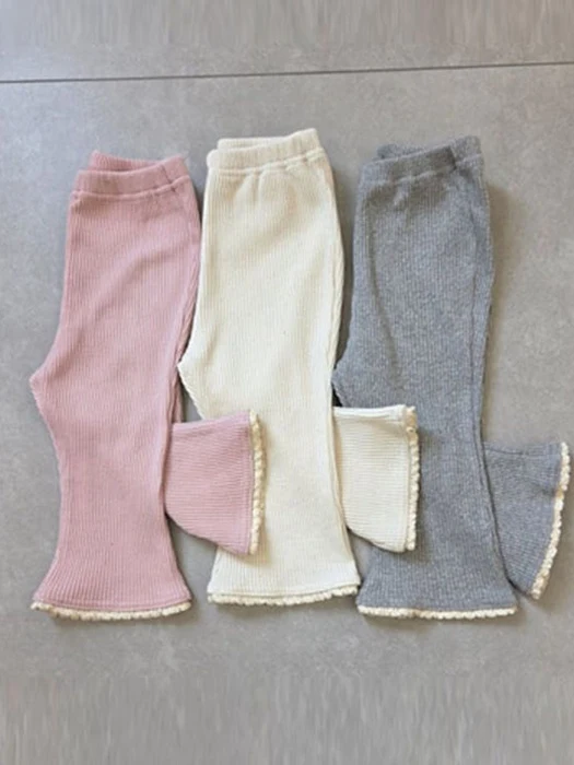 Ribbed Bootcut Pants Ribbed Bootcut Pants