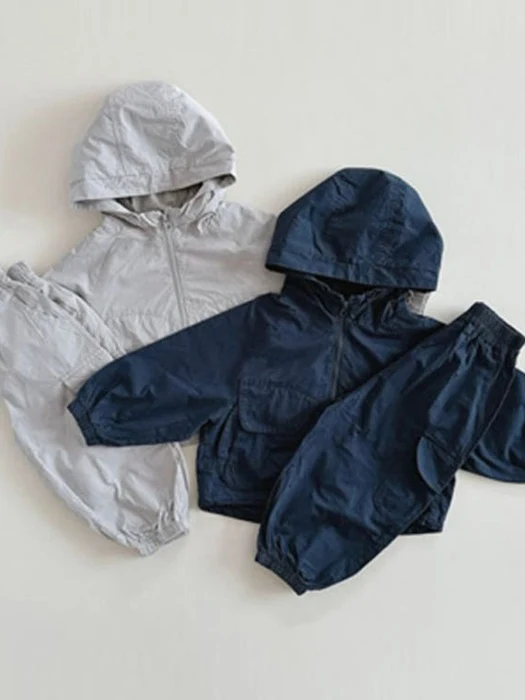 Spring Hood Anorak Set Spring Hood Anorak Set