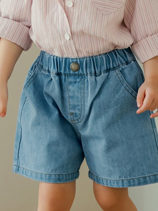 Vito Wide Denim Shorts Vito Wide Denim Shorts