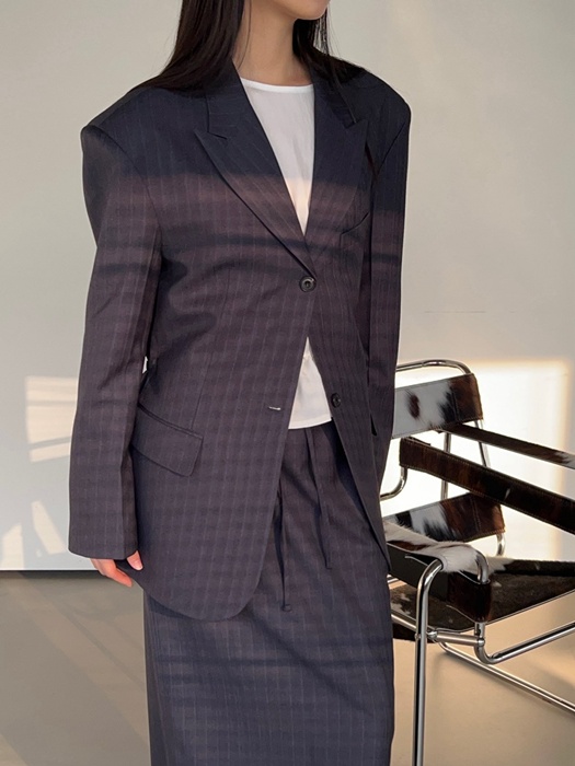 Stripe Belt Jacket Stripe Belt Jacket
