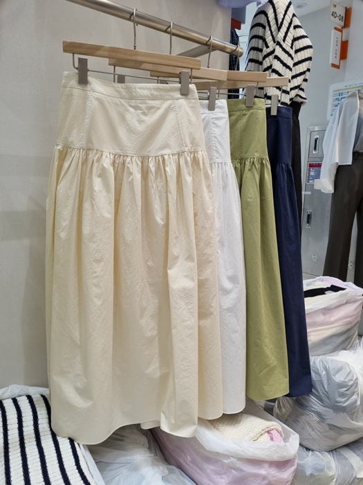 Line Shirring Skirt Line Shirring Skirt