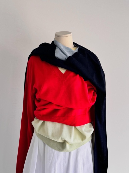 Double Color Knit Double Color Knit