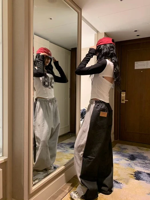 Denim Contrast Pants Denim Contrast Pants