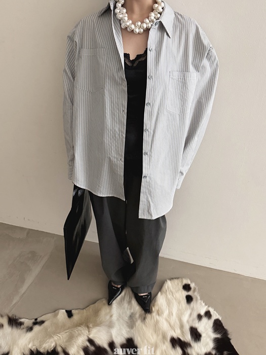 Stripe Double Pocket Shirt Stripe Double Pocket Shirt