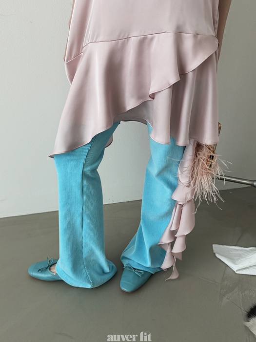 Ribbed Bootcut Leggings Pants Ribbed Bootcut Leggings Pants